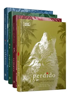 Capa do livro Os Lobos de Mercy Falls. Calafrio, Sempre, Espera, Perdido - Caixa