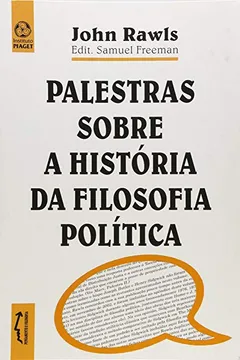 Livro Palestras Sobre a História da Filosofia Política - Resumo, Resenha, PDF, etc.