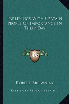 Livro Parleyings with Certain People of Importance in Their Day - Resumo, Resenha, PDF, etc.