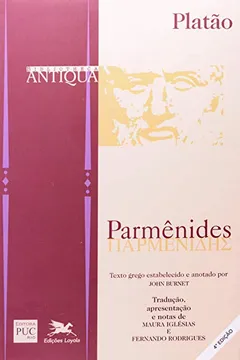 Livro Parmênides - Resumo, Resenha, PDF, etc.