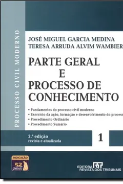 Livro Parte Geral E Processo De Conhecimento - Coleção Processo Civil Moderno. Volume 1 - Resumo, Resenha, PDF, etc.