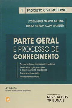 Livro Parte Geral e Processo de Conhecimento - Volume 1 - Resumo, Resenha, PDF, etc.