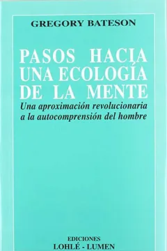 Capa do livro Pasos Hacia Una Ecologia de La Mente