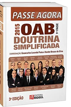 Livro Passe Agora na Oab 1ª Fase. Doutrina Simplificada - Resumo, Resenha, PDF, etc.