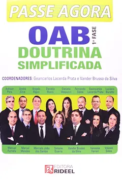 Capa do livro Passe Agora Oab - 1. Fase - Doutrina Simplificada