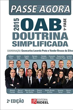 Livro Passe Agora OAB 1ª Fase. Doutrina Simplificada - Resumo, Resenha, PDF, etc.
