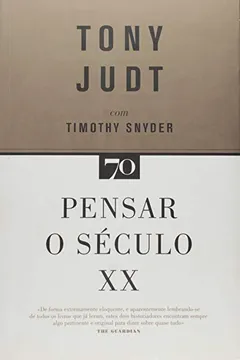 Livro Pensar o Século XX - Resumo, Resenha, PDF, etc.