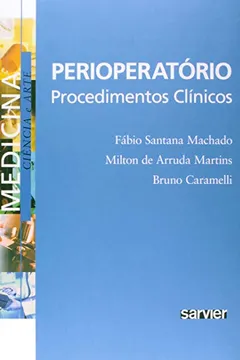 Livro Perioperatório. Procedimentos Clínicos - Resumo, Resenha, PDF, etc.