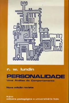 Livro Personalidade. Uma Analise Do Comportamento - Resumo, Resenha, PDF, etc.