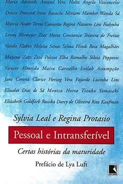 Livro Pessoal e Intransferível - Resumo, Resenha, PDF, etc.