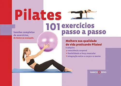 Capa do livro Pilates. 101 Exercícios Passo-a-Passo
