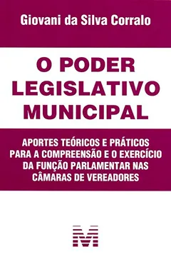Livro Poder Legislativo Municipal - Resumo, Resenha, PDF, etc.