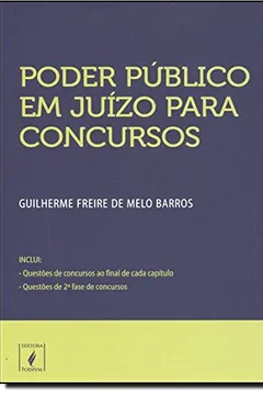 Livro Poder Publico Em Juizo Para Concursos - Resumo, Resenha, PDF, etc.