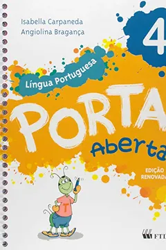 Capa do livro Porta Aberta. Língua Portuguesa. 4º Ano