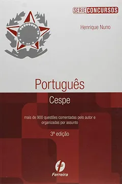 Livro Português CESPE - Resumo, Resenha, PDF, etc.