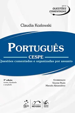 Livro Português. CESPE - Série Questões Comentadas - Resumo, Resenha, PDF, etc.