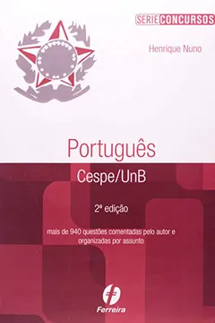 Livro Português. CESPE-UNB - Resumo, Resenha, PDF, etc.