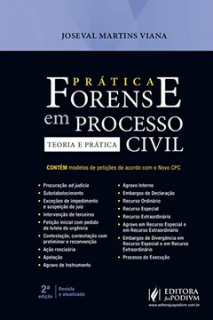 Livro Prática forense em processo civil: teoria e prática - Resumo, Resenha, PDF, etc.