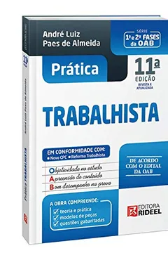 Livro Prática Trabalhista - 1ª e 2ª Fases da Oab - Resumo, Resenha, PDF, etc.