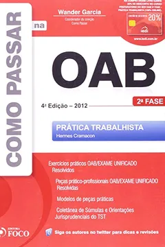 Livro Prática Trabalhista - Coleção Como Passar na OAB. 2ª Fase - Resumo, Resenha, PDF, etc.
