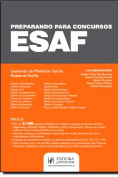 Capa do livro Preparando Para Concursos ESAF