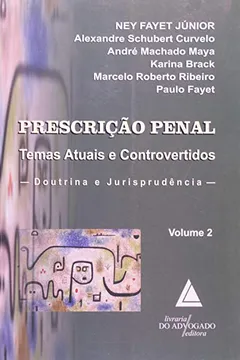 Capa do livro Prescrição Penal. Temas Atuais e Controvertidos - Volume 2