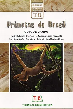 Capa do livro Primatas do Brasil. Guia de Campo