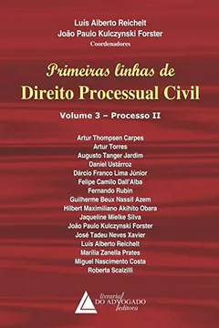 Livro Primeiras linhas de direito processual civil: processo II (Volume 3) - Resumo, Resenha, PDF, etc.