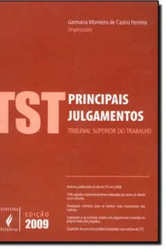 Capa do livro Principais Julgamentos Do TST