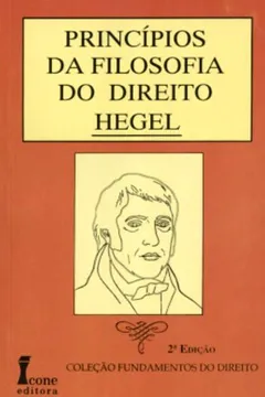 Capa do livro Principios Da Filosofia Do Direito Hegel