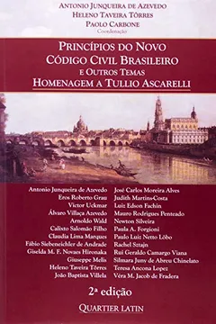Livro Princípios Do Novo Código Civil Brasileiro E Outros Temas - Resumo, Resenha, PDF, etc.