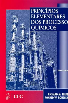 Capa do livro Princípios Elementares dos Processos Químicos