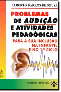 Capa do livro Problemas de Audição e Atividades Pedagógicas
