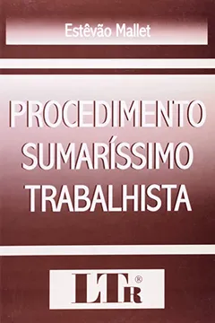 Livro Procedimento Sumaríssimo Trabalhista - Resumo, Resenha, PDF, etc.
