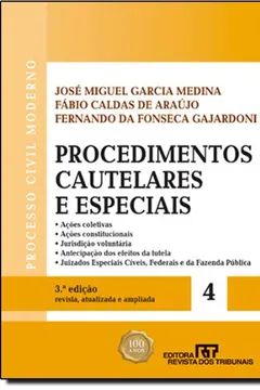 Livro Procedimentos Cautelares E Especiais - Resumo, Resenha, PDF, etc.