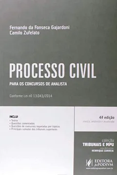 Livro Processo Civil. Para os Concursos de Analista - Coleção Tribunais e MPU - Resumo, Resenha, PDF, etc.