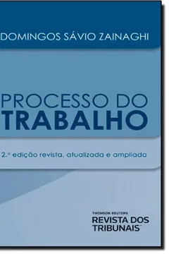 Livro Processo do Trabalho - Resumo, Resenha, PDF, etc.