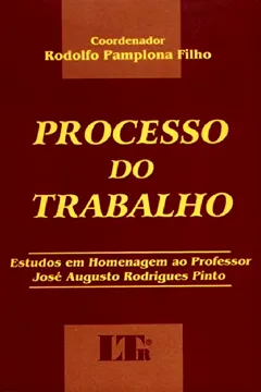 Livro Processo Do Trabalho - Resumo, Resenha, PDF, etc.