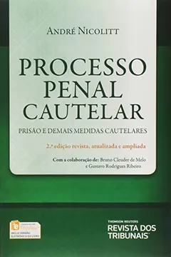 Livro Processo Penal Cautelar - Resumo, Resenha, PDF, etc.