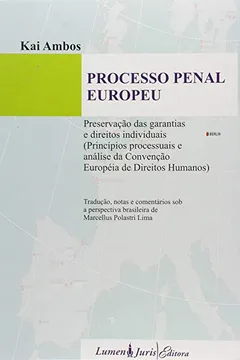 Livro Processo Penal Europeu - Resumo, Resenha, PDF, etc.