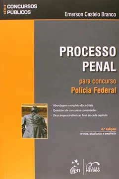 Livro Processo Penal Para Concurso. Policia Federal - Série Concursos Públicos - Resumo, Resenha, PDF, etc.