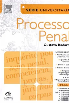 Livro Processo Penal - Série Universitária - Resumo, Resenha, PDF, etc.