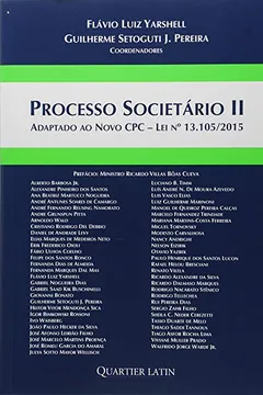 Livro Processo Societário - Volume 2 - Resumo, Resenha, PDF, etc.
