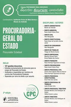 Livro Procuradoria Geral do Estado. Questões Discursivas Comentadas - Coleção Preparando Para Concursos - Resumo, Resenha, PDF, etc.