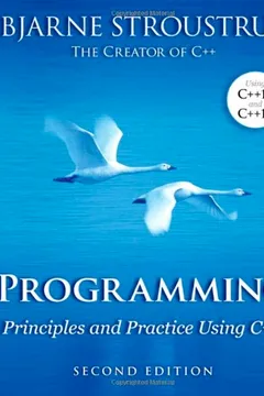 Livro Programming: Principles and Practice Using C++ - Resumo, Resenha, PDF, etc.
