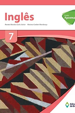 Capa do livro Projeto Apoema. Inglês 7º Ano