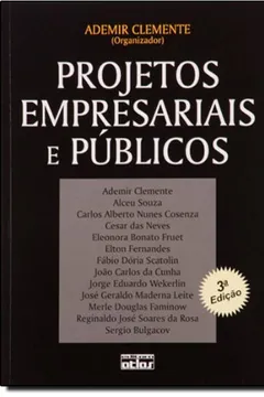 Capa do livro Projetos Empresariais e Públicos