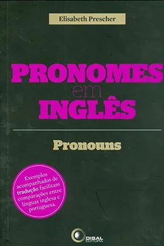 Livro Pronomes em InglÃªs. Pronouns - Resumo, Resenha, PDF, etc.