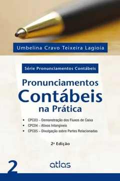Capa do livro Pronunciamentos Contábeis na Prática - Volume 2