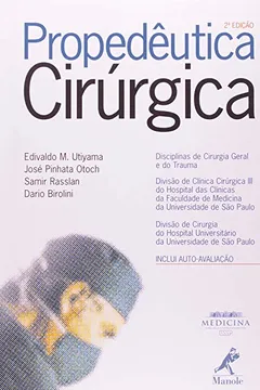 Capa do livro Propedêutica Cirúrgica